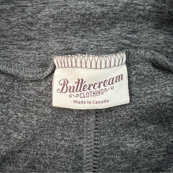 Buttercream Heather Gray Athletic Leggings Women’s Size S - Picture 4 of 6